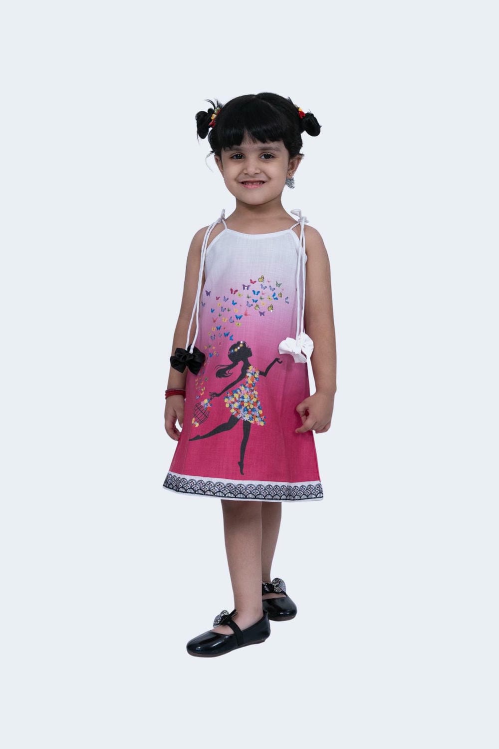 Twisha Girls Dress -Pink
