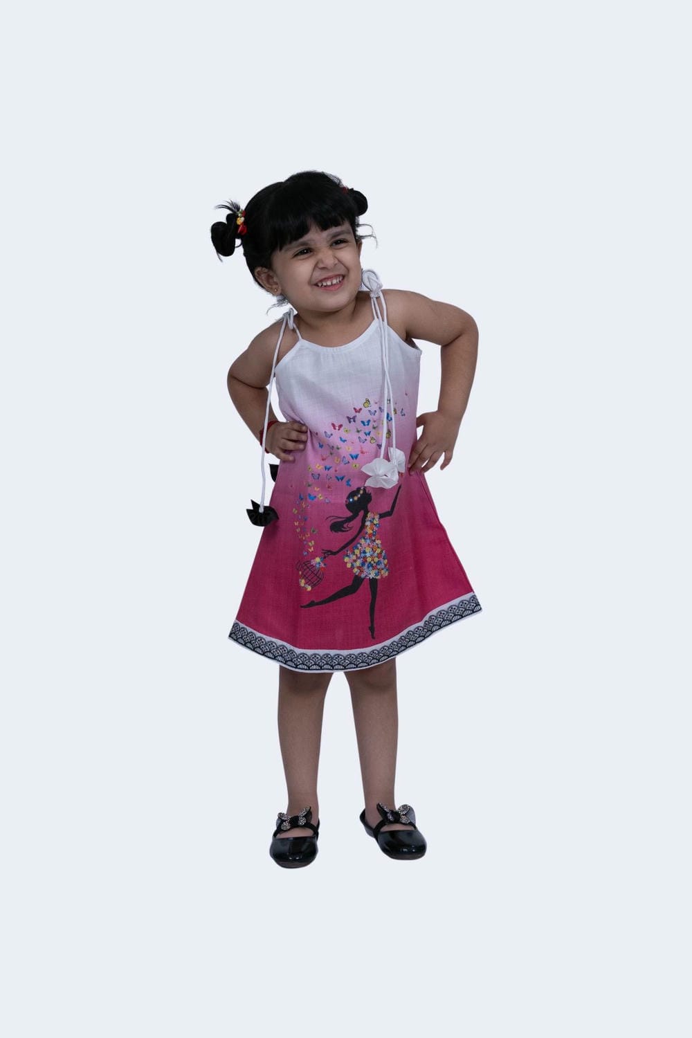 Twisha Girls Dress -Pink