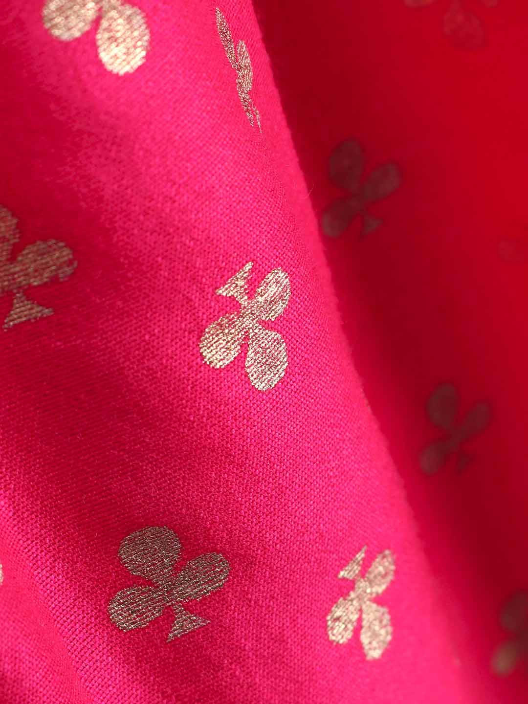 Floral Embroidered Long Kurta With palazzo - Yellow