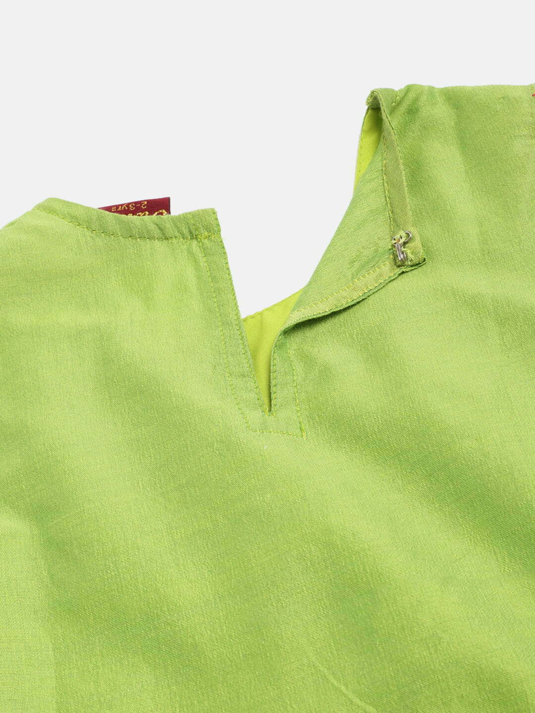 Girls Brocade Top & Designer Dhoti-Red