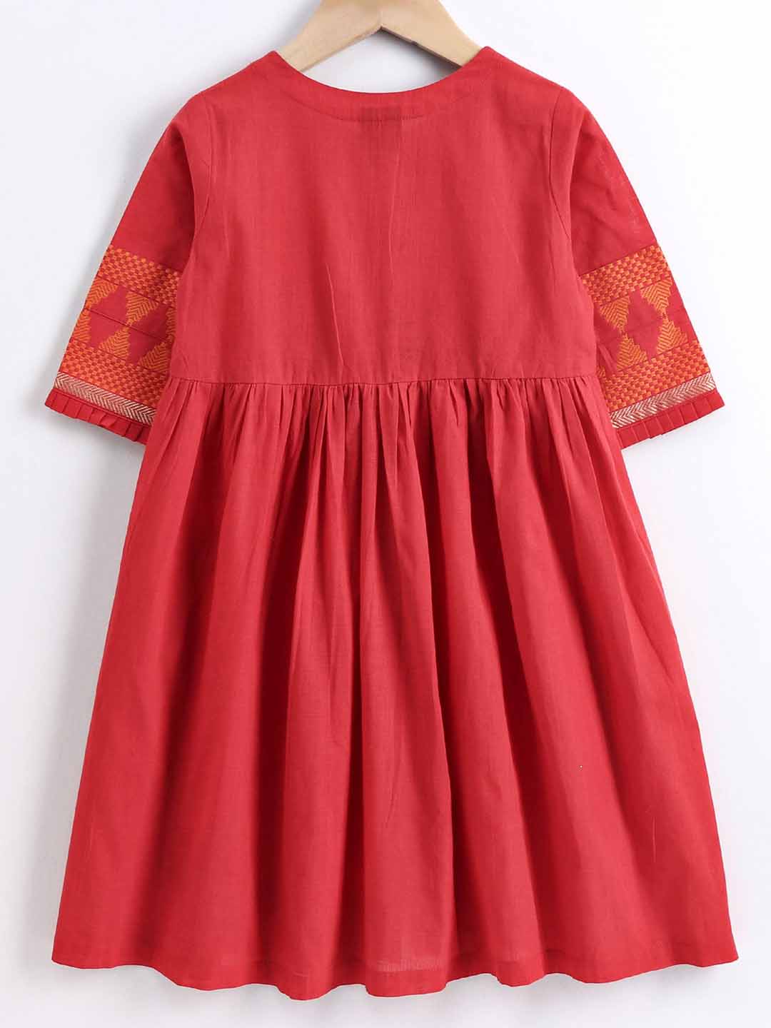 Girls Dress -Orange