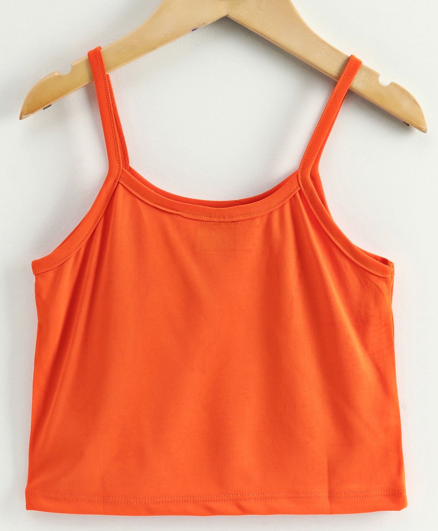 Twisha Girls Tie & Dye Georgette Top With Dhoti Pants - Orange & Yellow